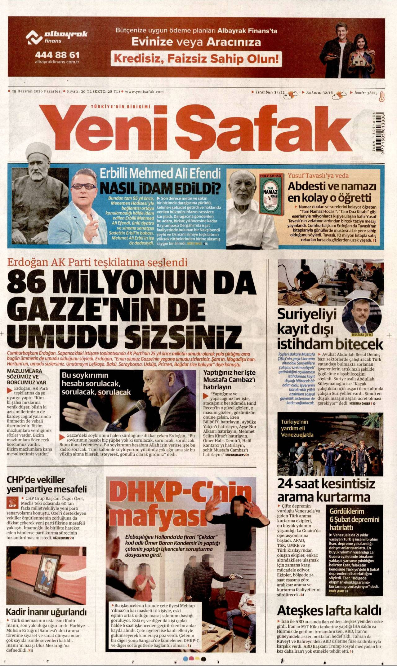 Yeni Şafak Gazetesi