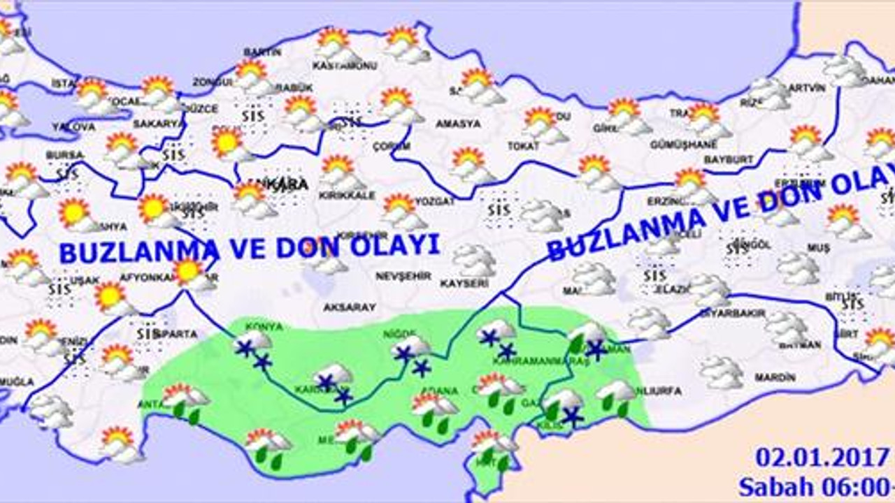 Yurtta hava durumu F5Haber