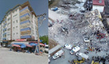 Elazığ'da 6 katlı 2 bloklu binanın çökmeden önceki fotoğrafları