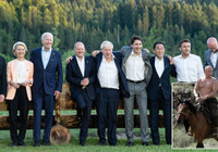 G7 liderleri Putin'in at pozuyla dalga geçti