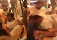 Kadıköy metrosunda 'alkol' tartışması kavgaya dönüştü! Yolcular ayırmakta güçlük çekti