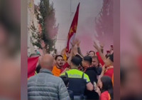 Galatasaraylılar, Belçika polisine üçlü çektirdi