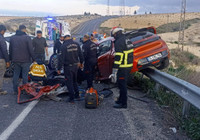 Şanlıurfa'da 2 otomobil çarpıştı: 1 ölü, 2 yaralı