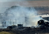 Tekirdağ'da çiftlikteki yangında 500 dönüm tarım arazisi zarar gördü