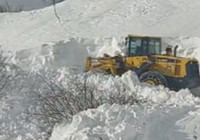 Karda mahsur kalan kişi, kurtarıldı