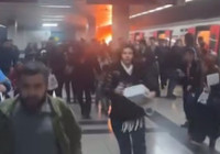 Ankara'da Batıkent metro istasyonunda yangın