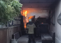 Bursa'da erkek öğrenci yurdunda yangın