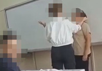 Okulda öğretmen şiddeti kamerada!
