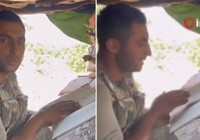 Şehidin mağaraya girmeden önceki son görüntüsü