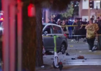 Los Angeles’ta araç kalabalığa daldı: 4’ü ağır, 20’den fazla yaralı