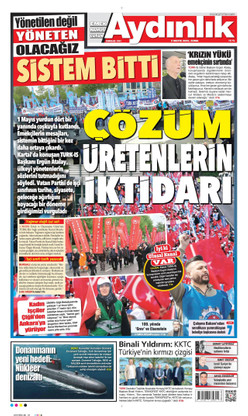 Aydınlık Gazetesi Manşeti