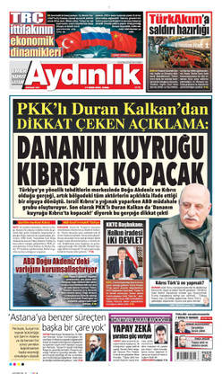 Aydınlık Gazetesi Manşeti