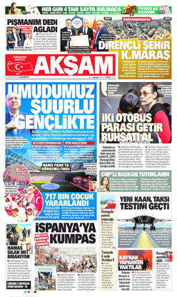Akşam Gazetesi Manşeti