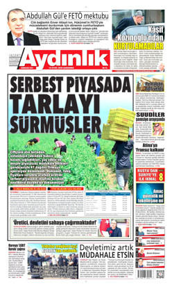 Aydınlık Gazetesi Manşeti