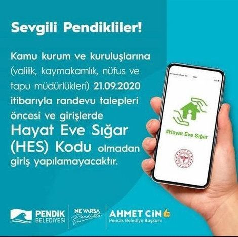 Kamu kurumlarına HES kodu olmadan girilemeyecek - Resim : 1