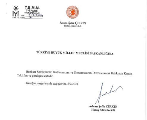 İYİ Parti'den TBMM'ye Bozkurt teklifi: Ulusal sembol olarak tanınsın - Resim : 1