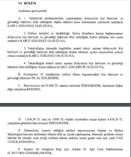 AYM'den Selahattin Demirtaş için kritik karar! - Resim : 1