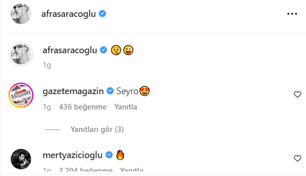 Afra Saraçoğlu'nun bornozlu Instagram paylaşımına sevgilisinden yorum gecikmedi! - Resim : 3
