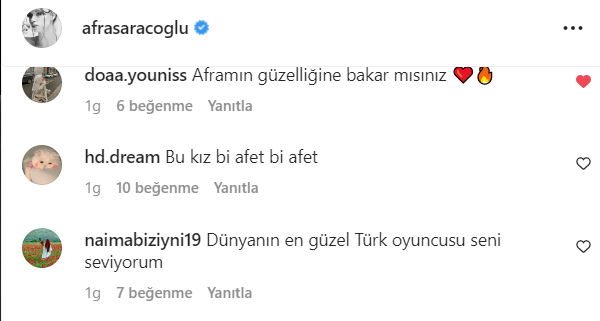 Afra Saraçoğlu'nun bornozlu Instagram paylaşımına sevgilisinden yorum gecikmedi! - Resim : 2