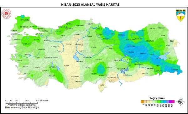 Nisanda yağışlar yüzde 254 arttı, kuraklık haritası yeşile döndü - Resim : 1