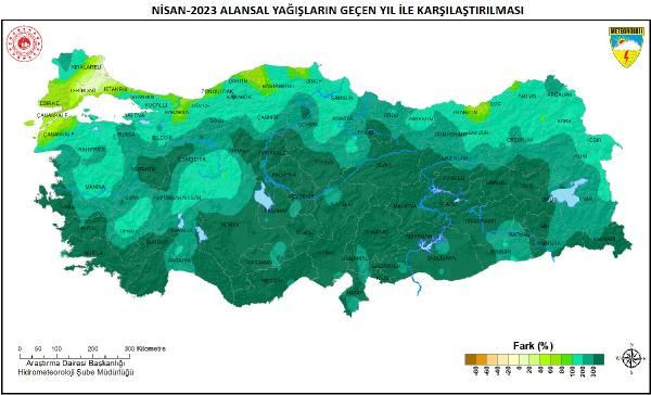 Nisanda yağışlar yüzde 254 arttı, kuraklık haritası yeşile döndü - Resim : 3