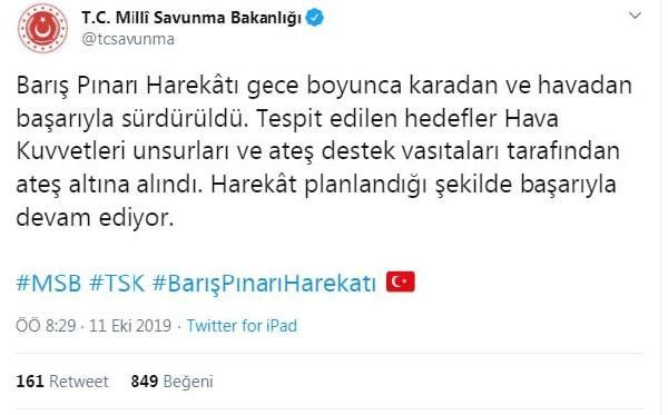 Barış Pınarı Harekatı'nda 3.gün! İşte dakika dakika yaşananlar - Resim : 11