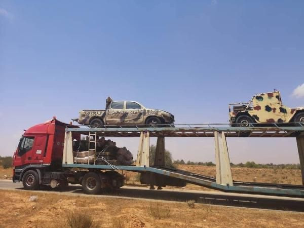 Libya ordusundan Hafter'e darbe: Terhune'de Hafter'e ait araçlar ele geçirildi! - Resim : 1