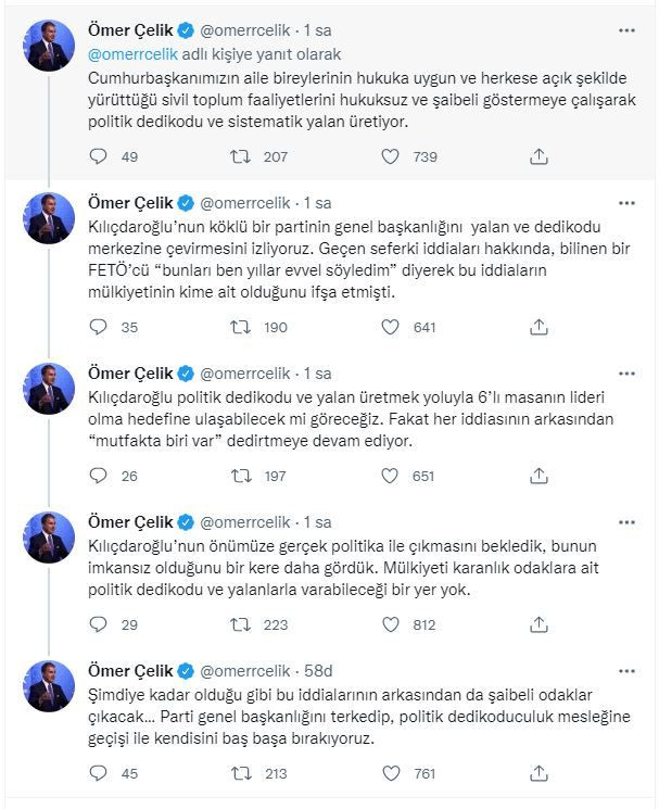 AK Parti Sözcüsü Çelik: Kılıçdaroğlu politik dedikoduculuk mesleğine geçmiş - Resim : 2