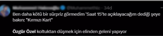 Özel "Büyük sürpriz yapacağız" diyerek duyurmuştu! 'Kırmızı kartlı' erken seçim mesajı sosyal medyada olay oldu - Resim : 1