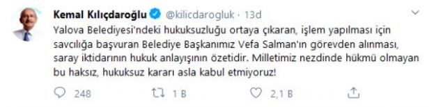 Kılıçdaroğlu'ndan Vefa Salman'ın görevden uzaklaştırılmasına ilk tepki - Resim : 2