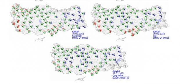 Meteoroloji tarih verdi; Hafta başından itibaren kar geri geliyor - Resim : 2