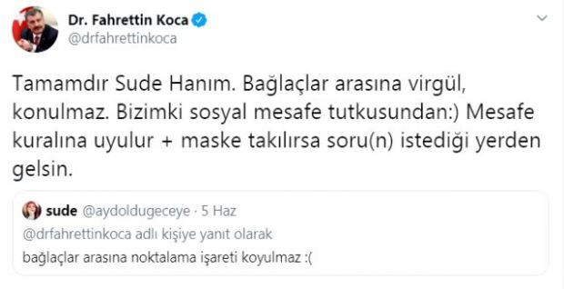 İşte Bakan Koca'nın genç Sude'ye verdiği yanıt... - Resim : 2