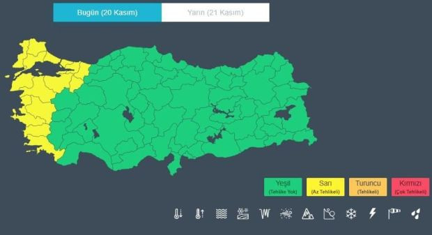 Meteoroloji'den uyarı: İstanbul dahil 49 kentte sarı alarm! - Resim : 2