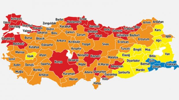 Kırmızı alarm! Koronavirüs haritasında 58 il korkuttu - Resim : 3