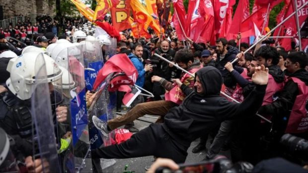 İstanbul'da 1 Mayıs gösterileri: Çıkan olaylarda 226 kişi gözaltına alındı - Resim : 5