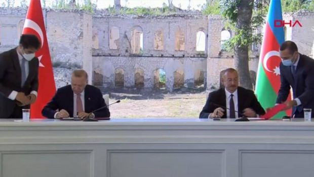 Cumhurbaşkanı Erdoğan'dan ve Aliyev'den Şuşa'da önemli açıklamalar - Resim : 2