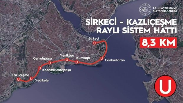 Erdoğan: İstanbul'da 5 yıl boşa geçti! Sirkeci-Kazlıçeşme hattı açılıyor - Resim : 1