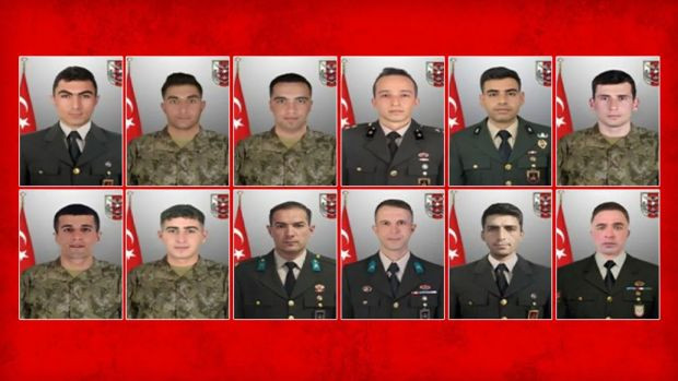 Şehit olan 12 askerimizin kimlikleri belli oldu - Resim : 1