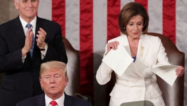 Trump seçimden önceki son "Birliğin Durumu" konuşmasını yaptı: Pelosi metni yırttı attı! - Resim : 3