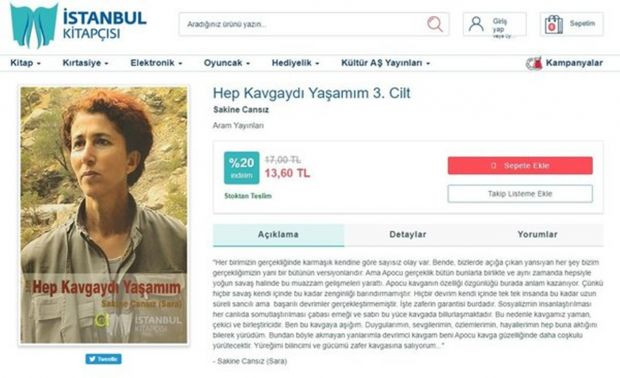 İBB, PKK'lı Sakine Cansız'ın kitabını siteden kaldırdı... - Resim : 1