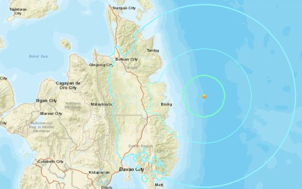 Filipinler'de korkunç deprem! 7.6 büyüklüğünde sarsıldı! - Resim : 1