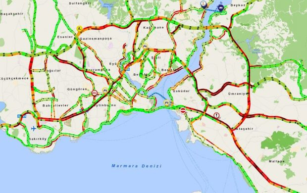 İstanbul trafiği yine felç! - Resim : 2
