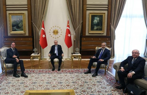 Cumhurbaşkanı Erdoğan, Mark Rutte’yi kabul etti: ''Güney kanadımızdaki caydırıcılığı güçlendiriyor" - Resim : 1