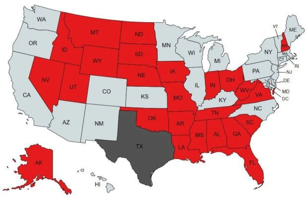 ABD'de ortalık karıştı! 25 eyaletten Joe Biden'a karşı ortak bildiri - Resim : 1