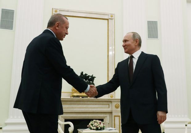 Kritik zirve! Cumhurbaşkanı Erdoğan ve Putin'in baş başa görüşmesi sona erdi - Resim : 1
