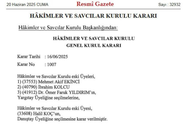 HSK eski üyelerine yeni görevler - Resim : 1