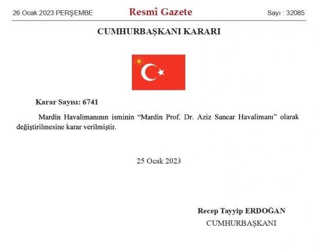 Mardin Havalimanı'nın ismi değişti - Resim : 1