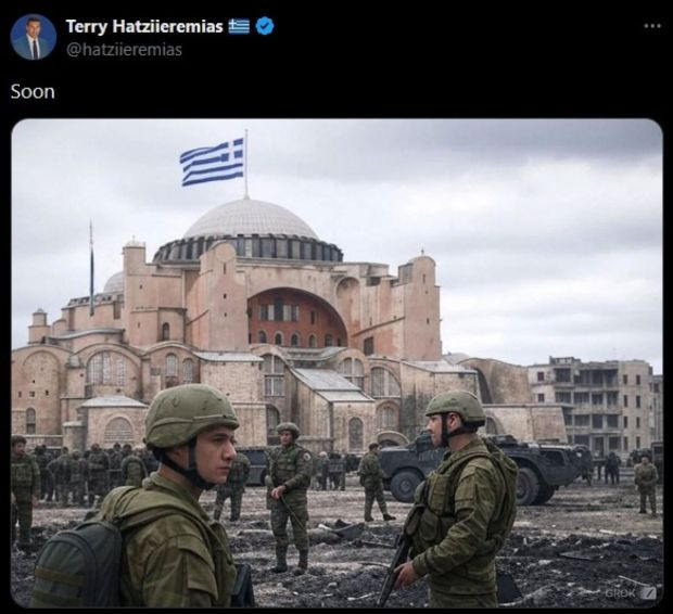 Hatziieremias'tan yine Ayasofya provokasyonu! - Resim : 1