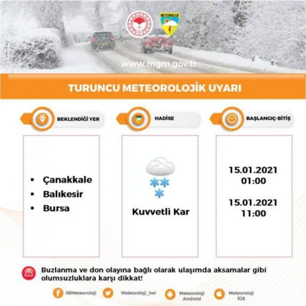 İstanbul'a beklenen kar geldi! İstanbul'a 10-20 cm kar yağabilir! - Resim : 4