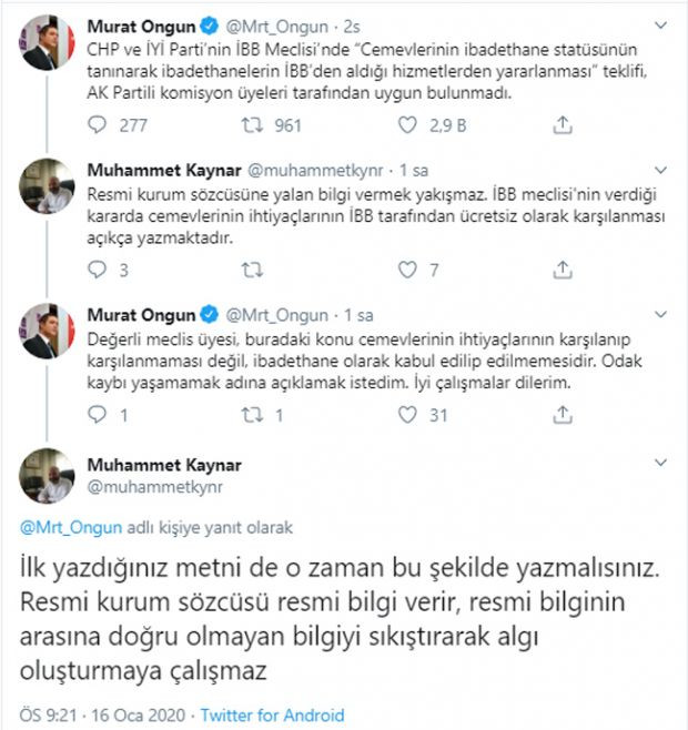 Murat Ongun ve Muhammet Kaynar arasında tartışma! - Resim : 1